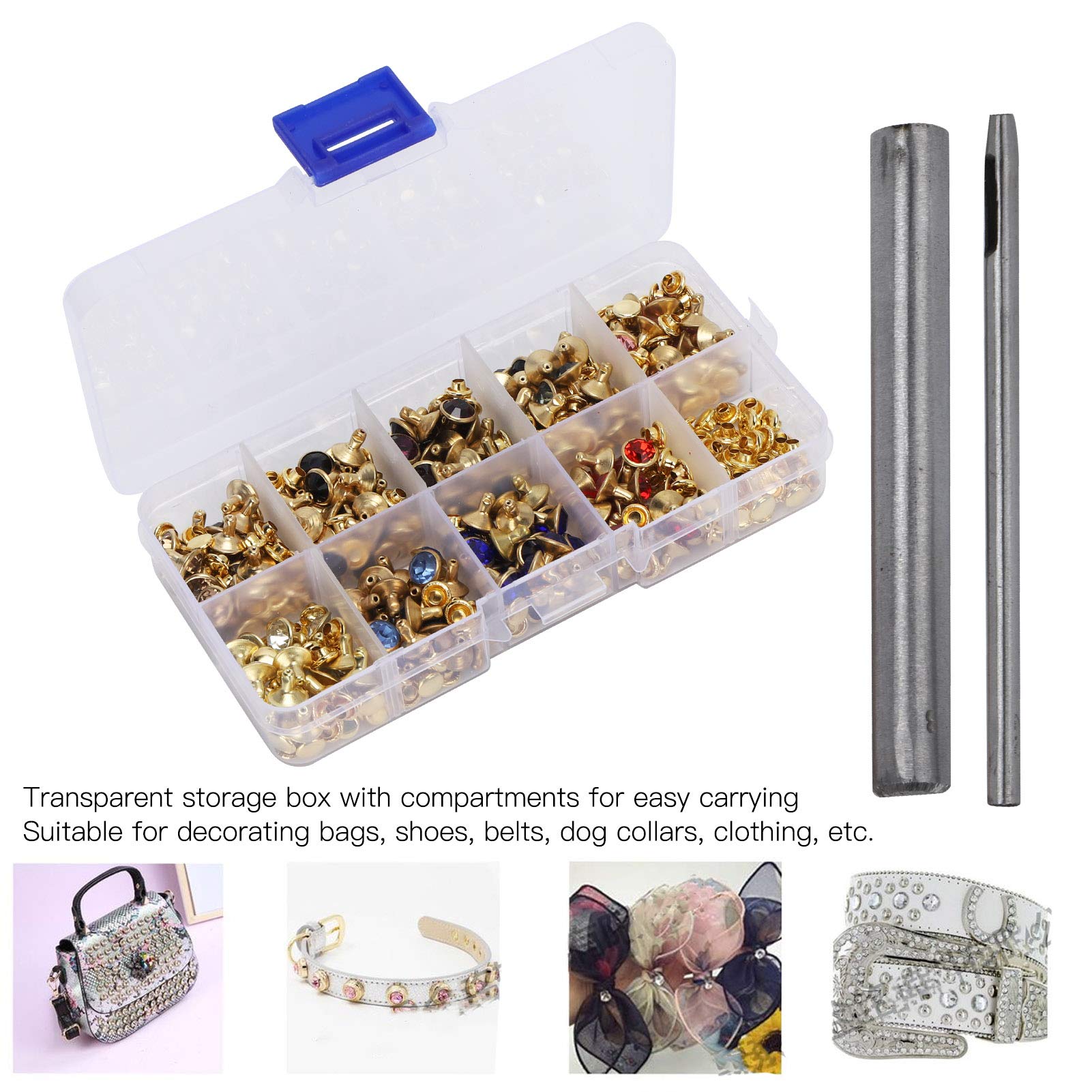 LEX Rivets Stud Incrustation De En Tissu Rivets Rapides 12 Mm Spots Studs Pour La Décoration