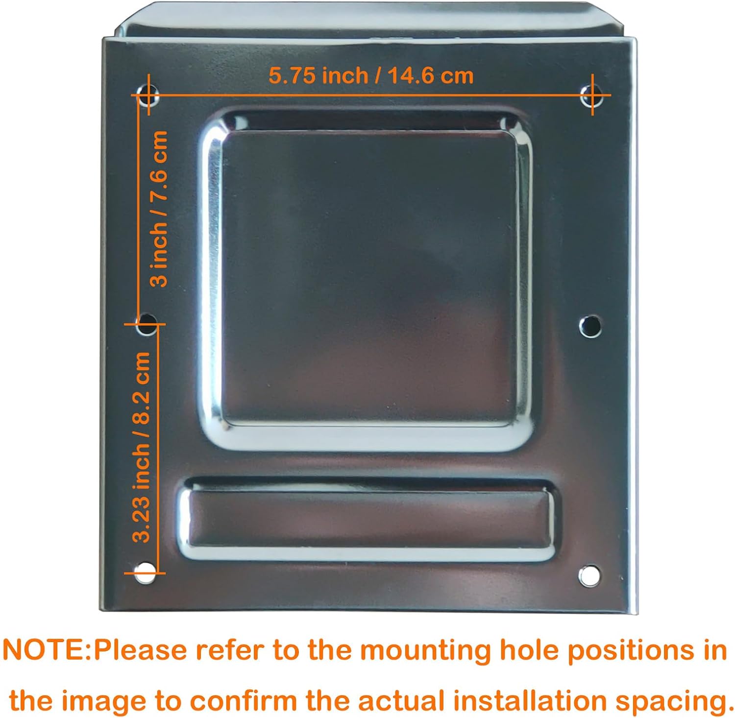 SUS304 Stainless Steel Heavy Duty Folding Step, Folding Stairs for RV, Trailer, Boat Trailer, Truck, Boat, Mobile Home, Tractor Trailer, Camper. Universal Folding Step Indoor and Outdoor