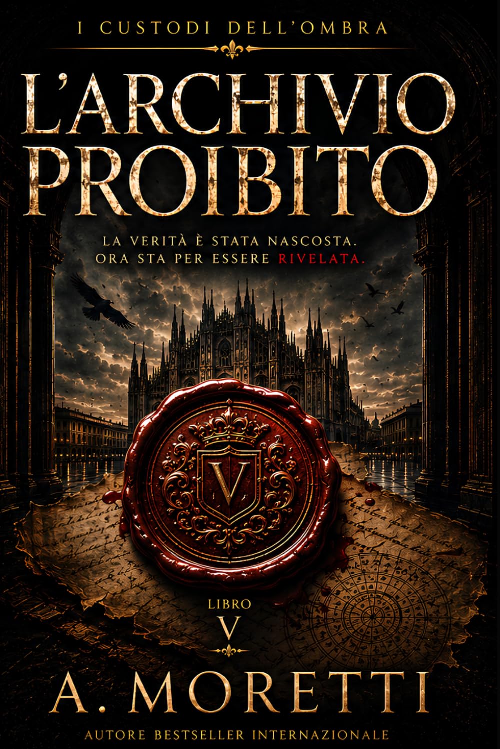 L'Archivio Proibito (Libro V): I Custodi dell'Ombra Un romanzo fantasy storico tra società segrete, misteri antichi e una saga oscura di verità proibite