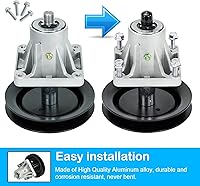 Vista 5 de 918-0625B Conjunto de husillo para Cub Cadet/MTD 46" Decks LT1045 LT1046 i1046 618-0660 618-0660A 618-0660B 918-0660 918-0660A (paquete de 3)