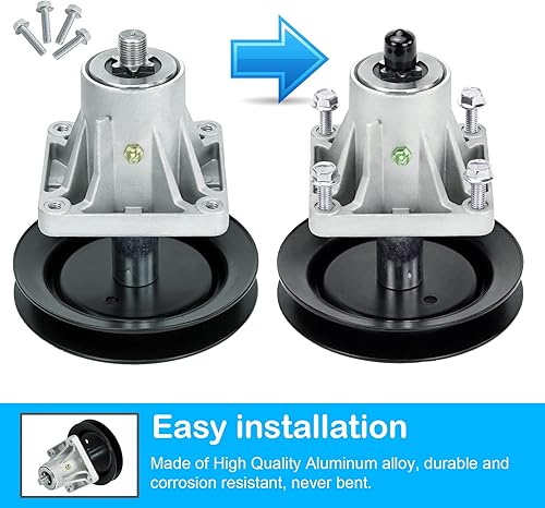 Miniatura 5 de 918-0625B Conjunto de husillo para Cub CadetMTD 46" Decks LT1045 LT1046 i1046 618-0660 618-0660A 618-0660B 918-0660 918-0660A (paquete de 3)