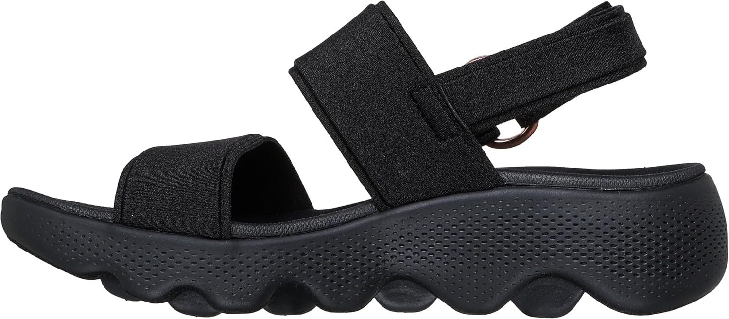 Skechers womens On-the-go Go Walk Massage Fit Lycra Double Band Sandal