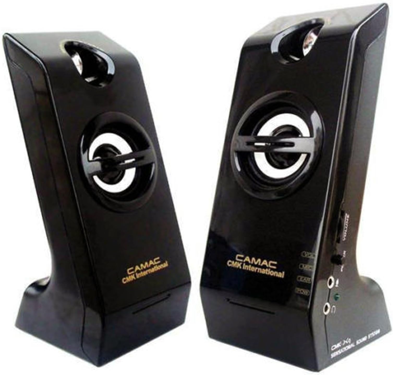 USB Powered Computer Speaker Desktop Laptop Speaker 2.0 Multimedia Mini Speaker Stereo Sound Music Player with 3.5mm Audio for Computers Notebook Laptops PC Black