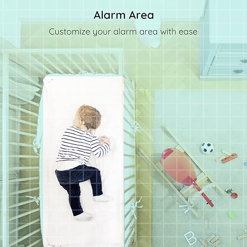 Miniatura 7 de BOIFUN 5" Baby Monitor, 1080P WiFi Baby Camera Via App and Screen Control, Night Vision, 2-Way Talk, Cry& Motion Detection, Record & Playback,