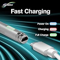 Vista 5 de BoxWave Lápiz óptico compatible con Chuwi MiniBook X – AccuPoint Active Stylus, lápiz digital electrónico con punta ultra fina, color plateado