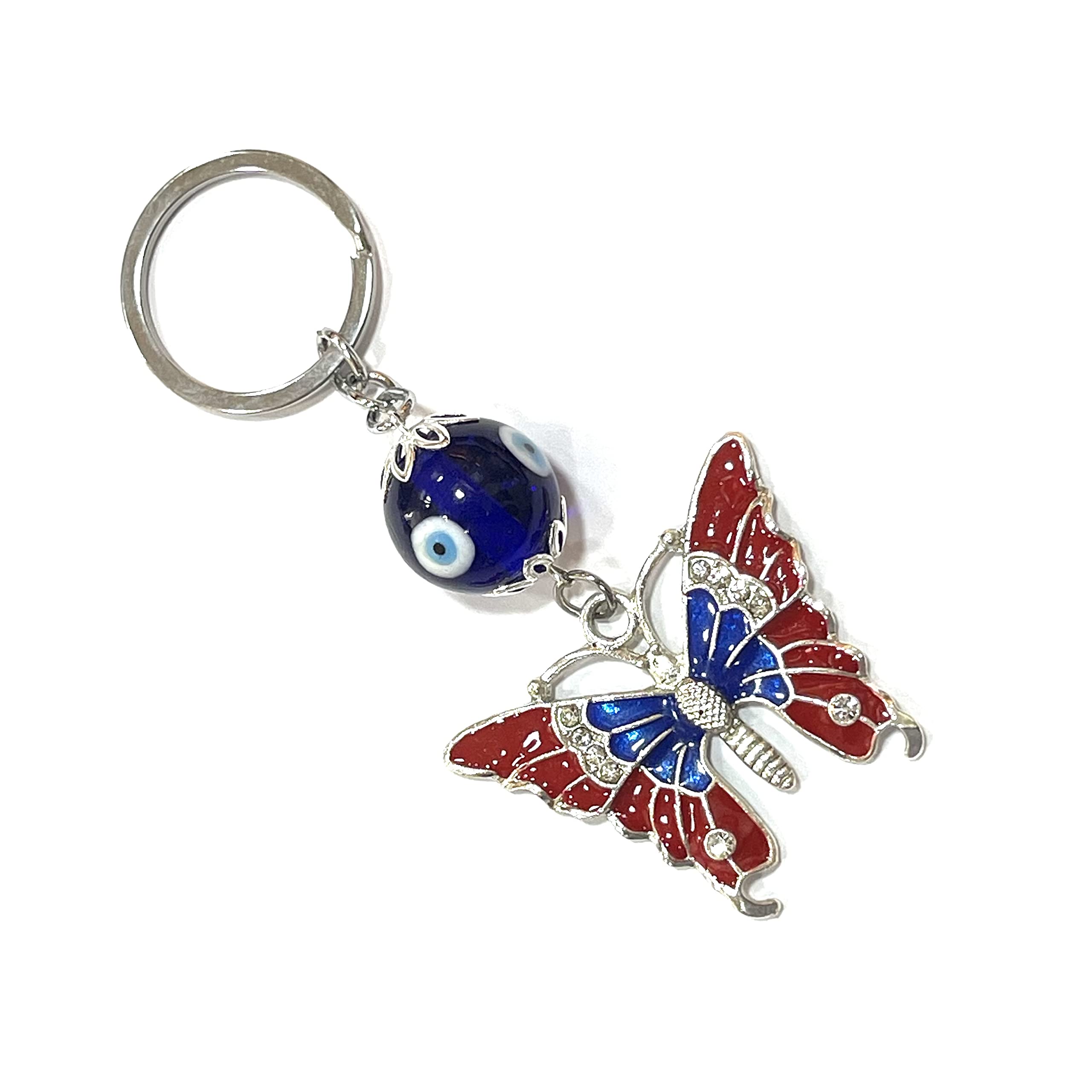 Evil Eye Keychain - Stainless Steel Gift -9
