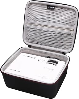 LTGEM Hard Case for AuKing Projector, 2023 Upgraded Mini Projector(Inside: 8.4"x7.2"x3.6") - Travel Protective Carrying Storage Bag