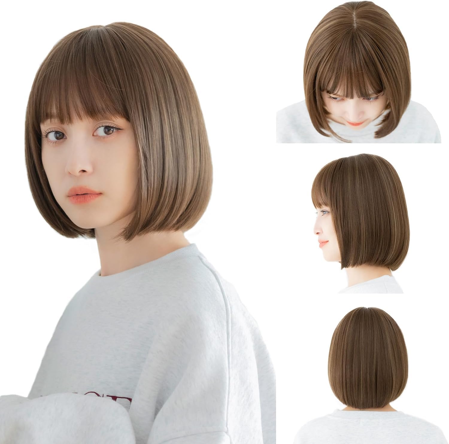 Amazon.co.jp: 医療用 ウィッグ フルウィッグ ボブ ショートボブ Amazon.co.jp: 医療用 ウィッグ フルウィッグ ボブ ショートボブ