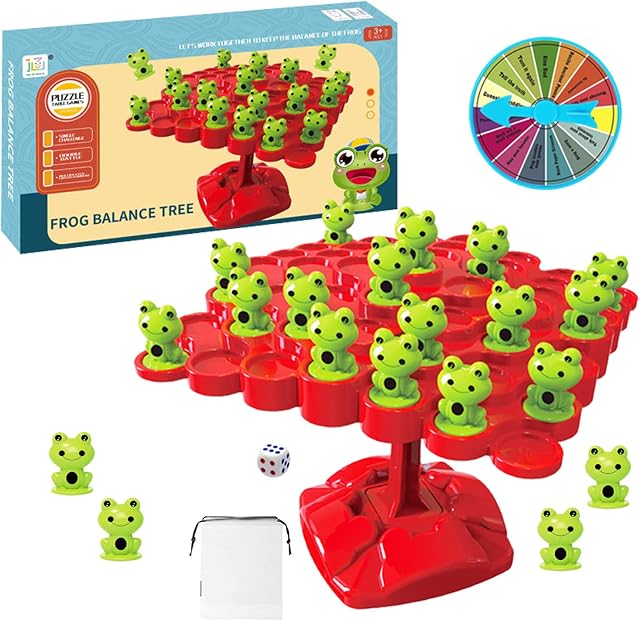 Frog Balance Math Game, Educational Counting Number Toys, Montessori Number Counting Toy Learning Toys, Children's Gift Kids Toys for 3 4 5 6 7 8 Year Olds Girls Boys