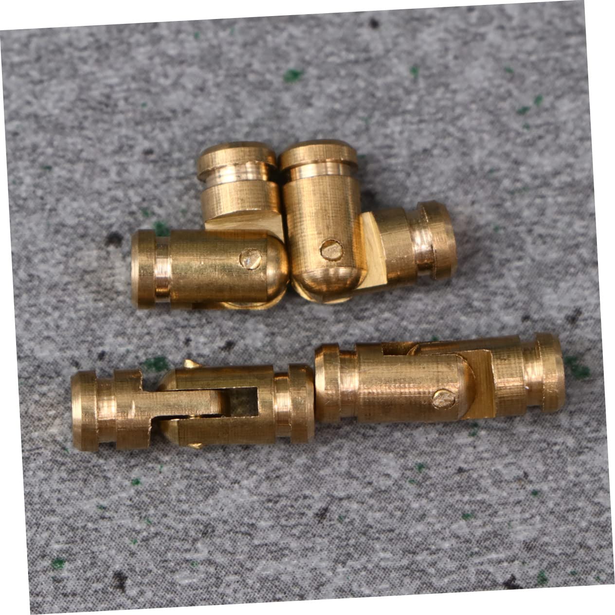 AUTSUPPL Self-Closing Spring Hinge: 50pcs 5x15mm Cylindrical Hinges for Jewelry Box Ring Box Case