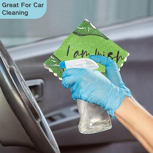 Miniatura 7 de Saint Day Pattern Sexy Green Microfiber Kitchen Dish Towels French Tea Towel Kitchen Kitchen Towels Absorbent Cotton Kitchen Hand Drying Towels