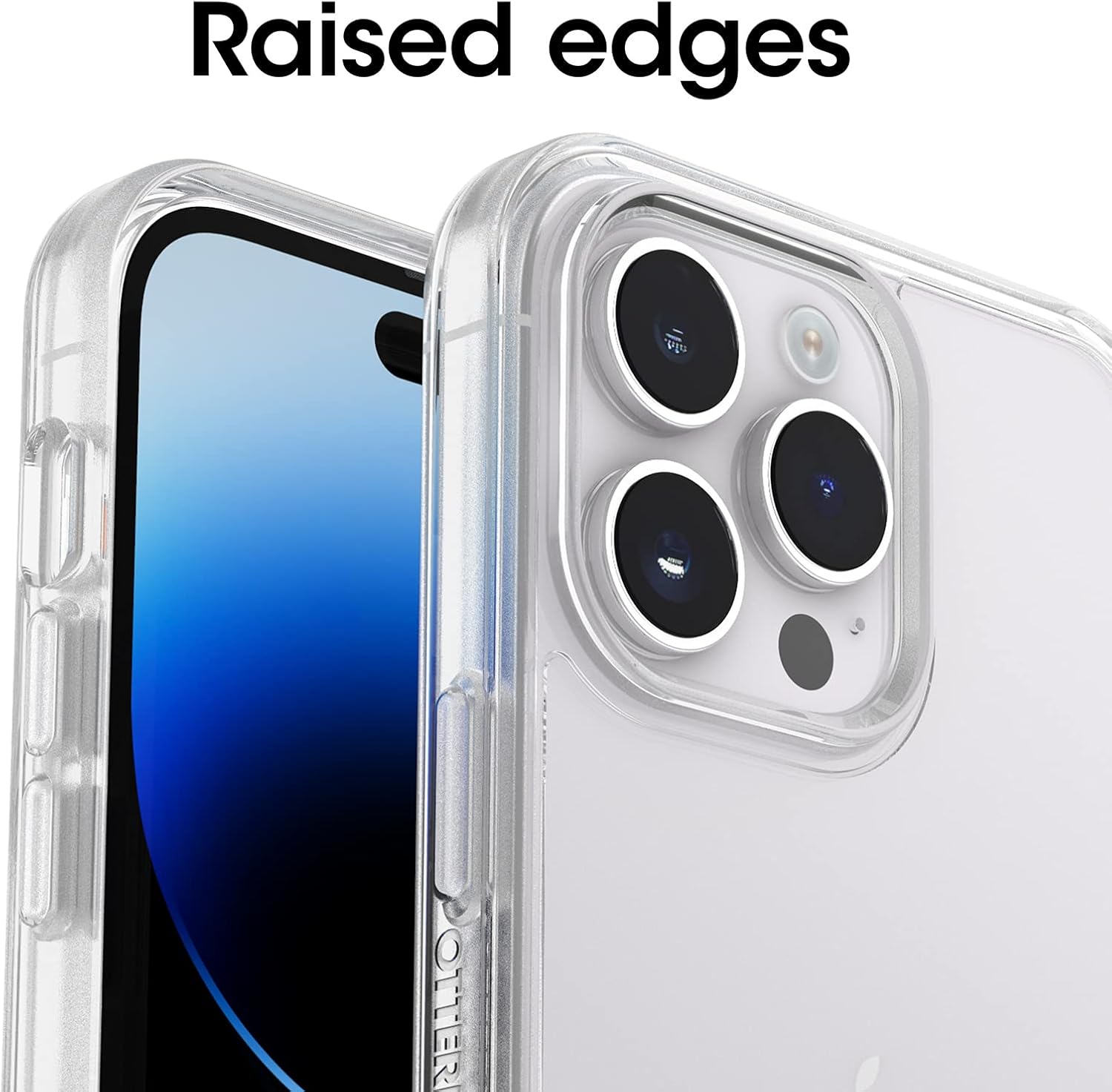 OtterBox iPhone 14 Pro Max (ONLY) Symmetry Series Case - Clear, Ultra-Sleek, Wireless Charging Compatible, Raised Edges Protect Camera & Screen