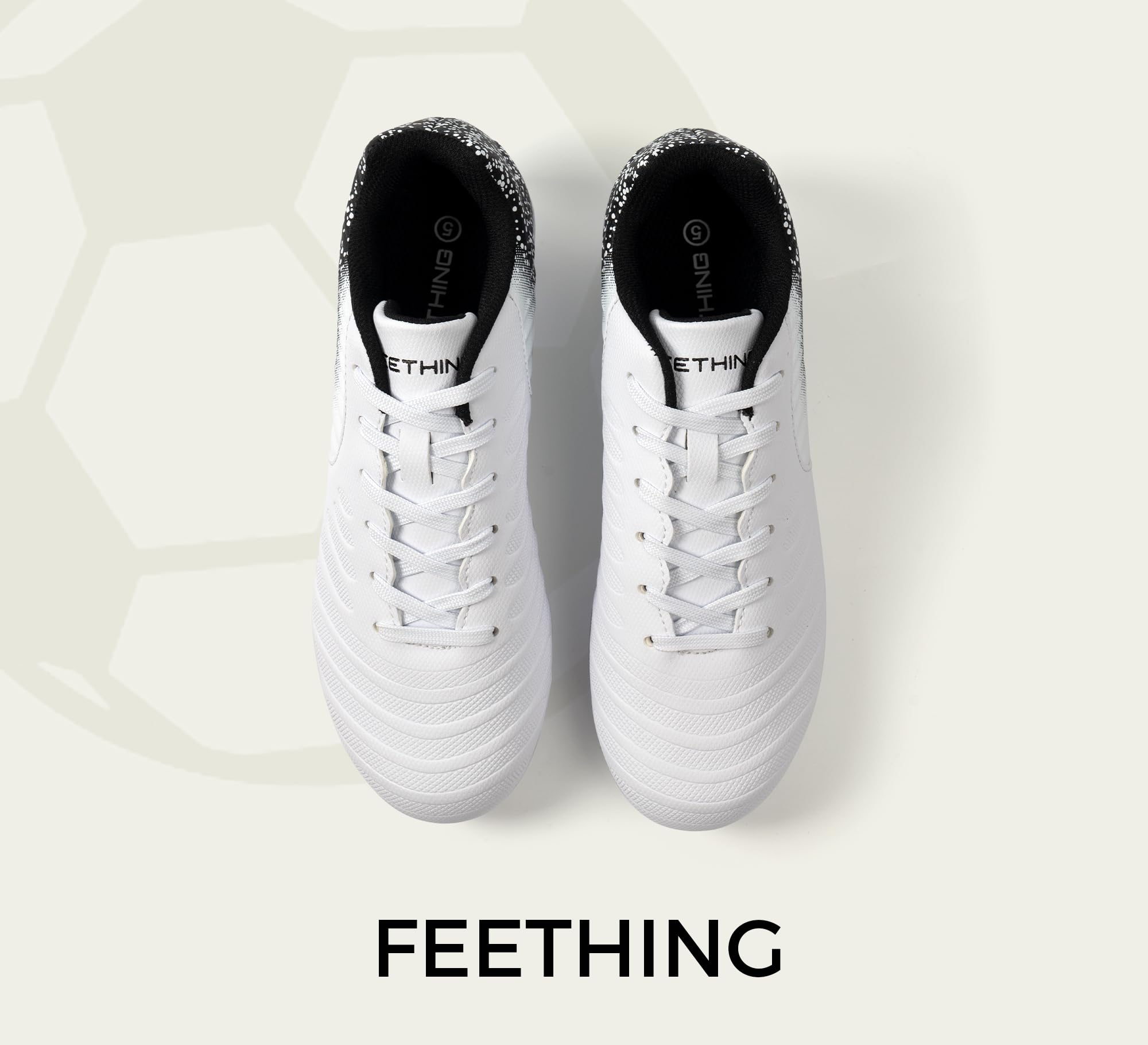 Women's Soccer Cleats Firm Ground, Lightweight Unisex Soccer Shoes for Adults Fits Men & Women — view 8