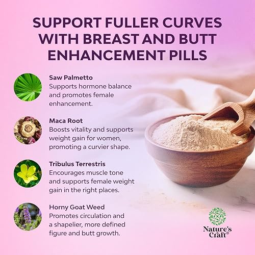 Miniatura 3 de G-Curve - Píldoras potenciadoras de senos y glúteos, suplemento para el crecimiento de senos y glúteos con extracto de palma enana americana y