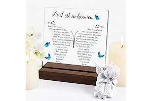 Memorial Gifts Plaque Sign - A Remembrance of Loved Ones in Heaven