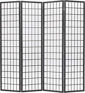 PayLessHere Room Divider 6Ft Folding Oriental Shoji Screen - Portable Pr...