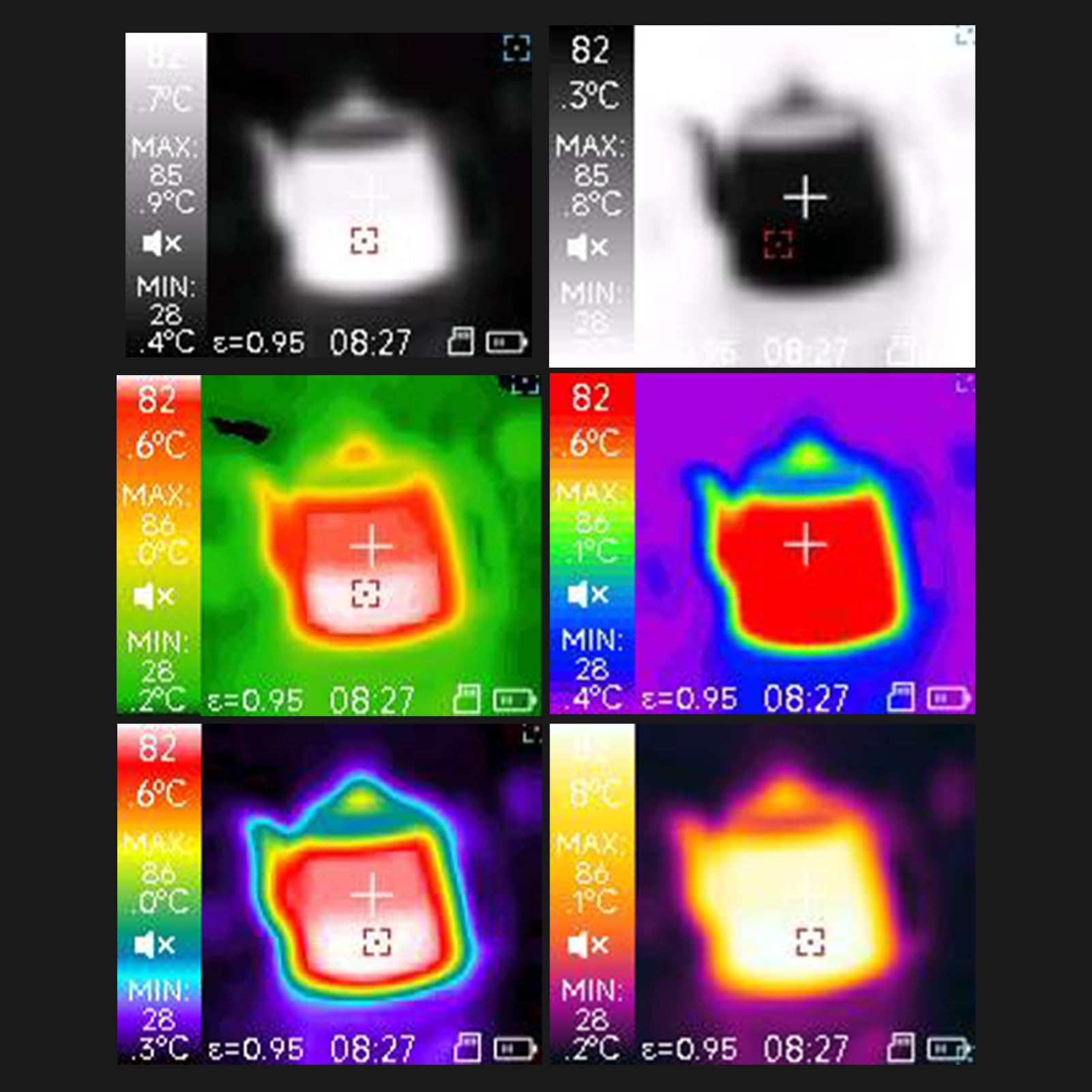 Camara Termica Portatil, Dispositivo de Imagen Infrarroja 32x32