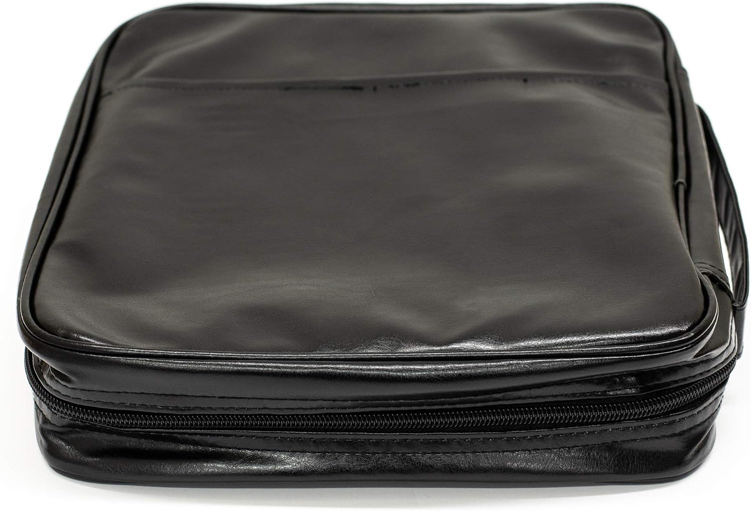 Dicksons Black Leatherette Bible Cover Case with Handle, (Maxi) 2X-Large