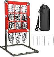 Vista 7 de Baseball Ball Strike Zone,Sangle Soppfy Pitching Net & Baseball Strike Zone Compatible with Softball Balls and Plastic Baseballs.Baseball Net Set Up