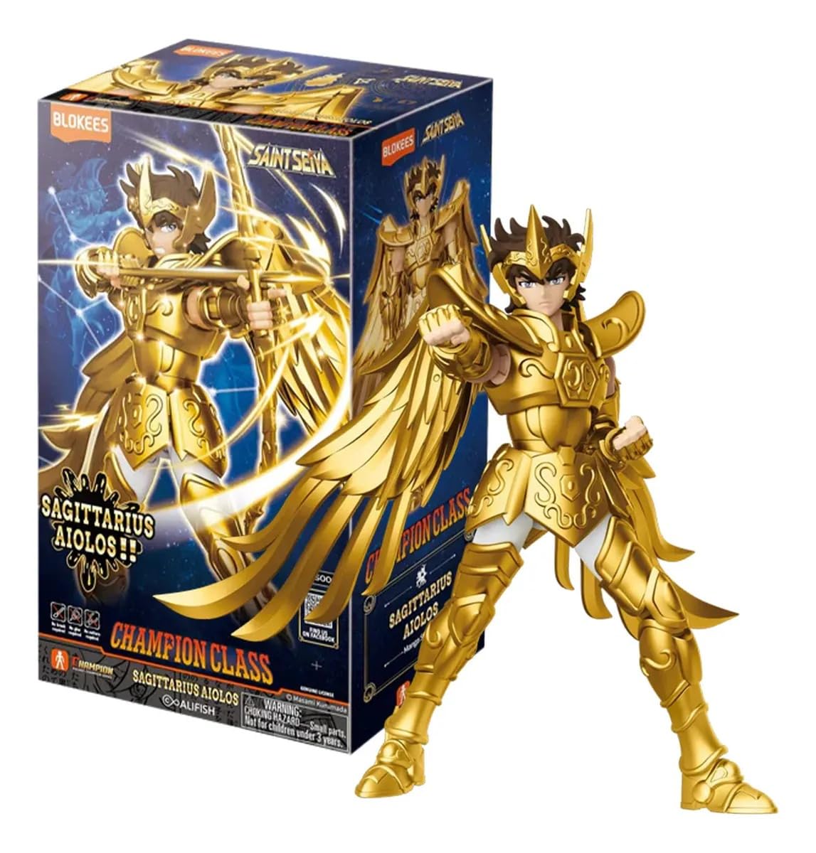 Amazon.co.jp: Blokees 聖闘士星矢チャンピオン DC 射手座アイオロス