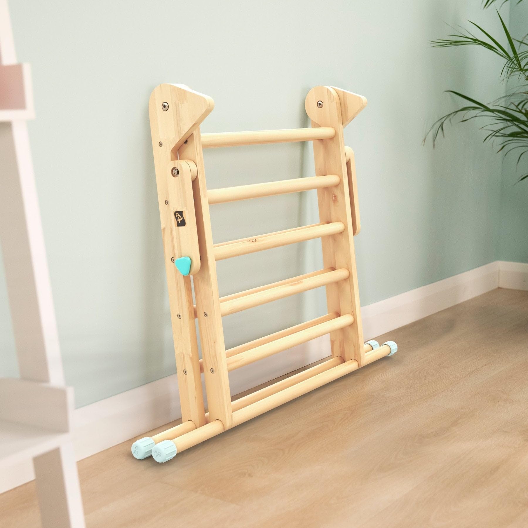 TP Toys Active Tots Indoor Wooden Climbing Frame for Babies and Toddlers 1 Year+, Montessori Pikler Style Climbing Triangle, Baby Toys, Interactive Play Gym for Infants, 12 Months+
