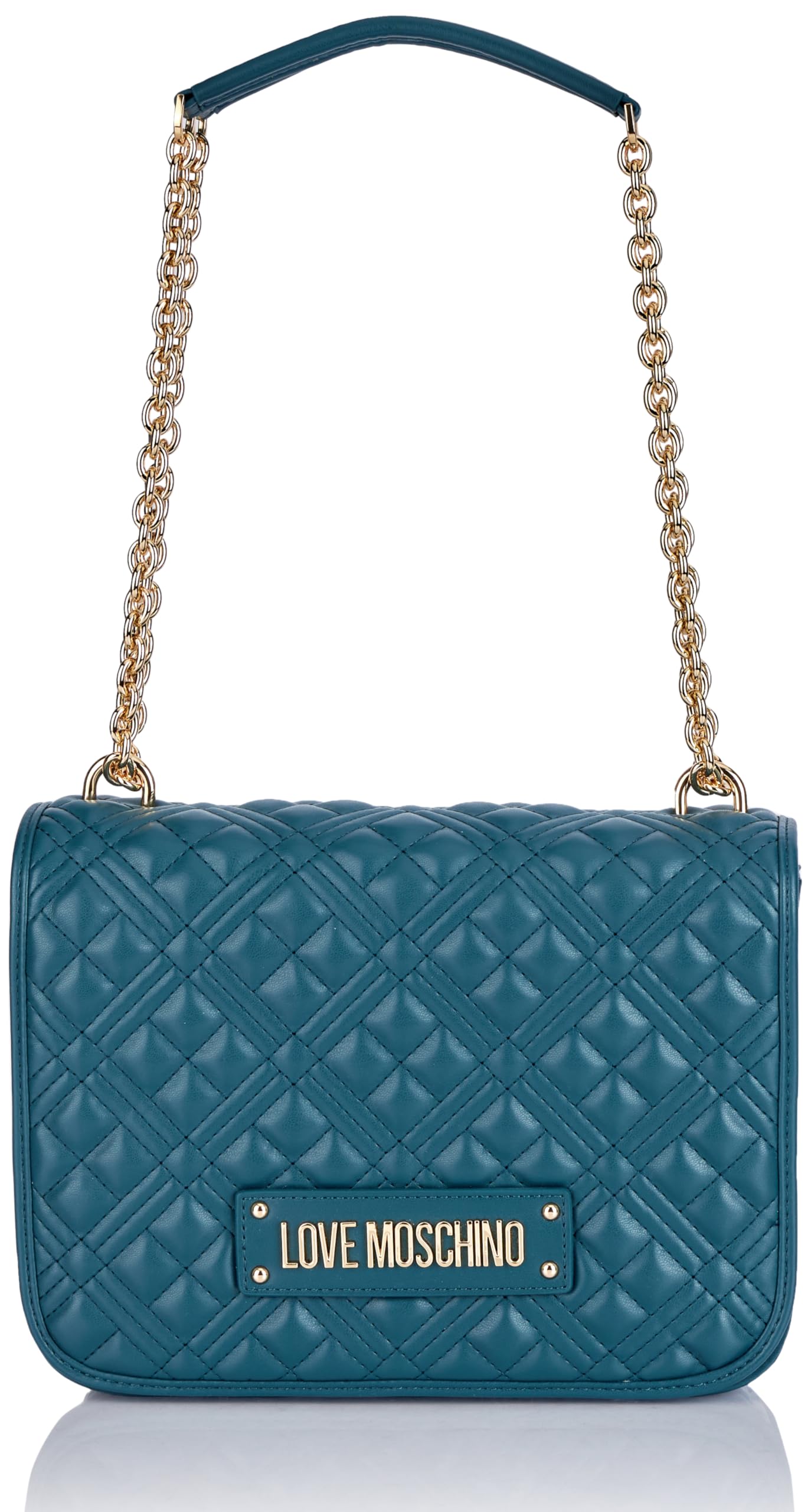 Love Moschino Mujer Esmeralda Bolso De Hombro Talla Única