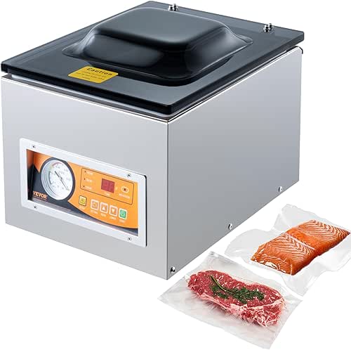 VEVOR Chamber Vacuum Sealer, 260W Sealing Power, Vacuum Packing Machine