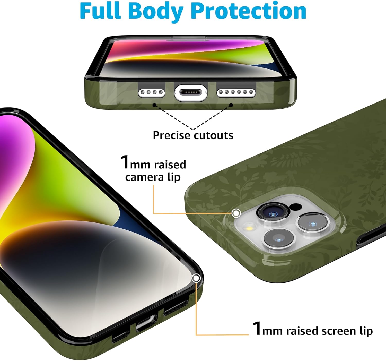 Casely iPhone 15 Pro Case | Moody Monochrome | in the Grove | Compatible with MagSafe | Classic Ultra Thin Design