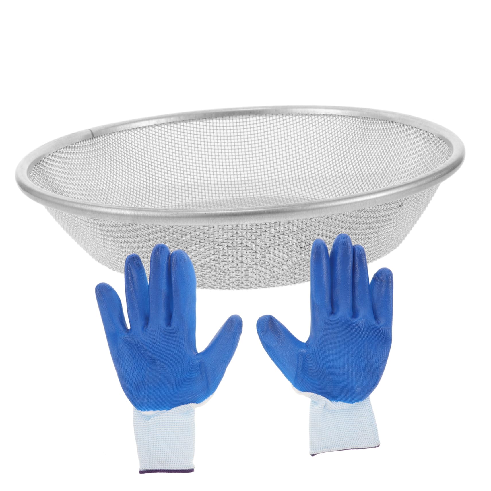 VICASKY Cedazo de Malla Delicada para Compost y Suelo, 30 Cm, Compatible con Cubo de 5 Galones, Herramienta de Jardinería y Duradera