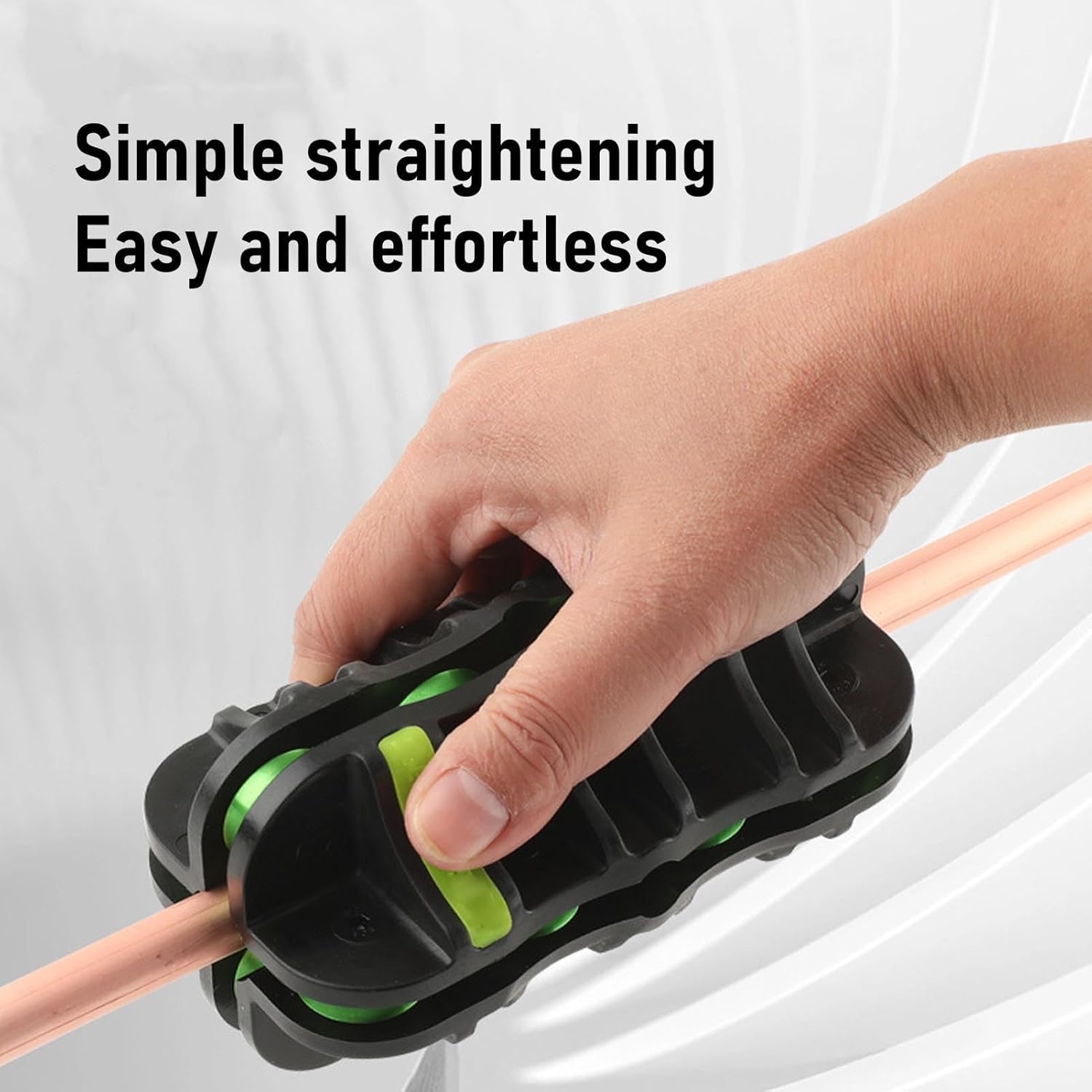 Garosa 3/16 Inch Tube Straightener Handheld Tubing Straightening Tool for Copper Aluminum Tubes Brake Line Fuel Line with Strong Grip Suitable for Steel Pipes Stainless Steel Pipes