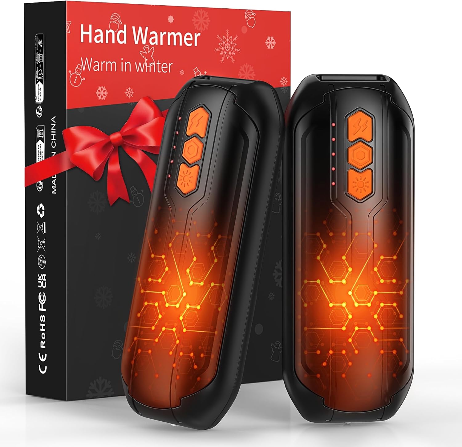 Pareja de calentadores de manos recargables por 17,09€ (marcando aplicar cupón)