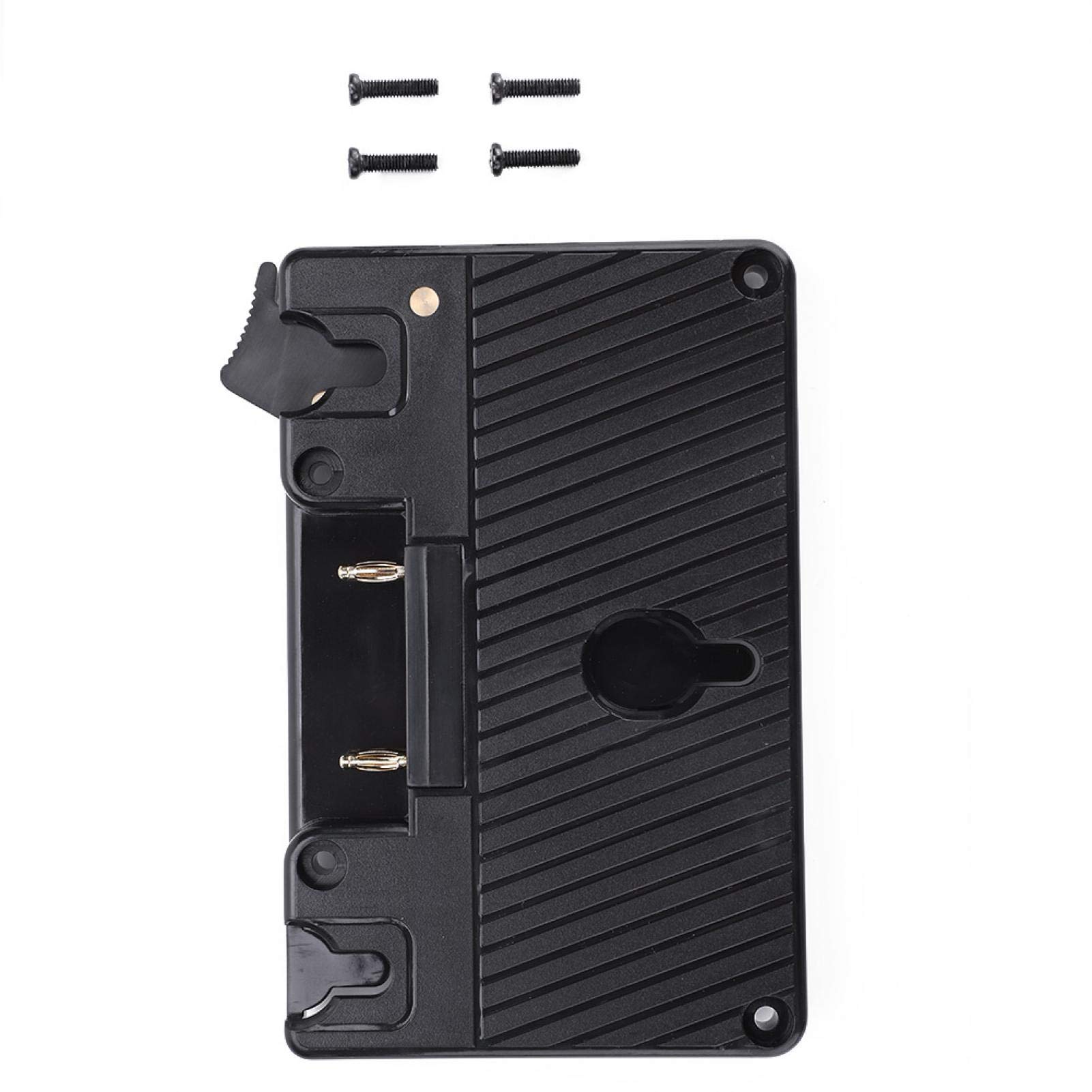 Plastic Battery Adapter Plate With D-Tap Connector For Panasonic/Anton Bauer Batteries