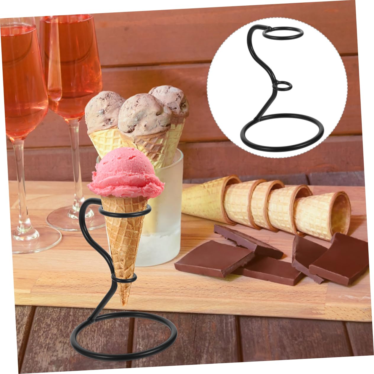 ソフトクリームスタンド コーンスタンド ディスプレイ 10点セット 71Vb3vFOEmL._UF350,350_QL80_.jpg