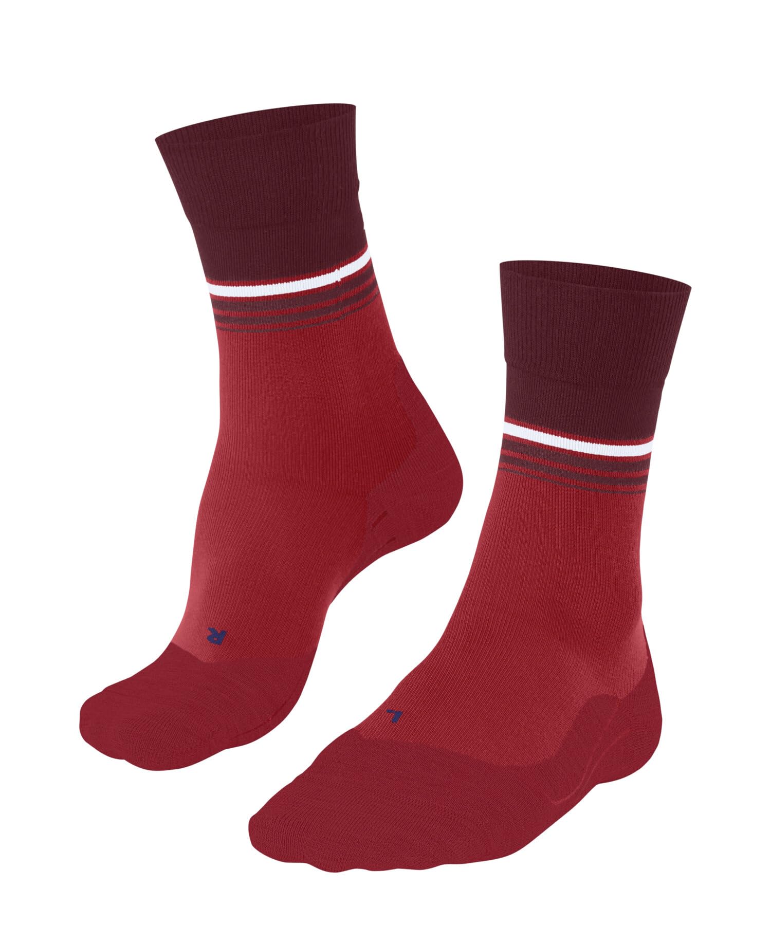 FALKE Women's RU4 Endurance Cool W So Functional Yarn Anti-Blister Running Socks 1 Pair, Red Big 8178, 7-8