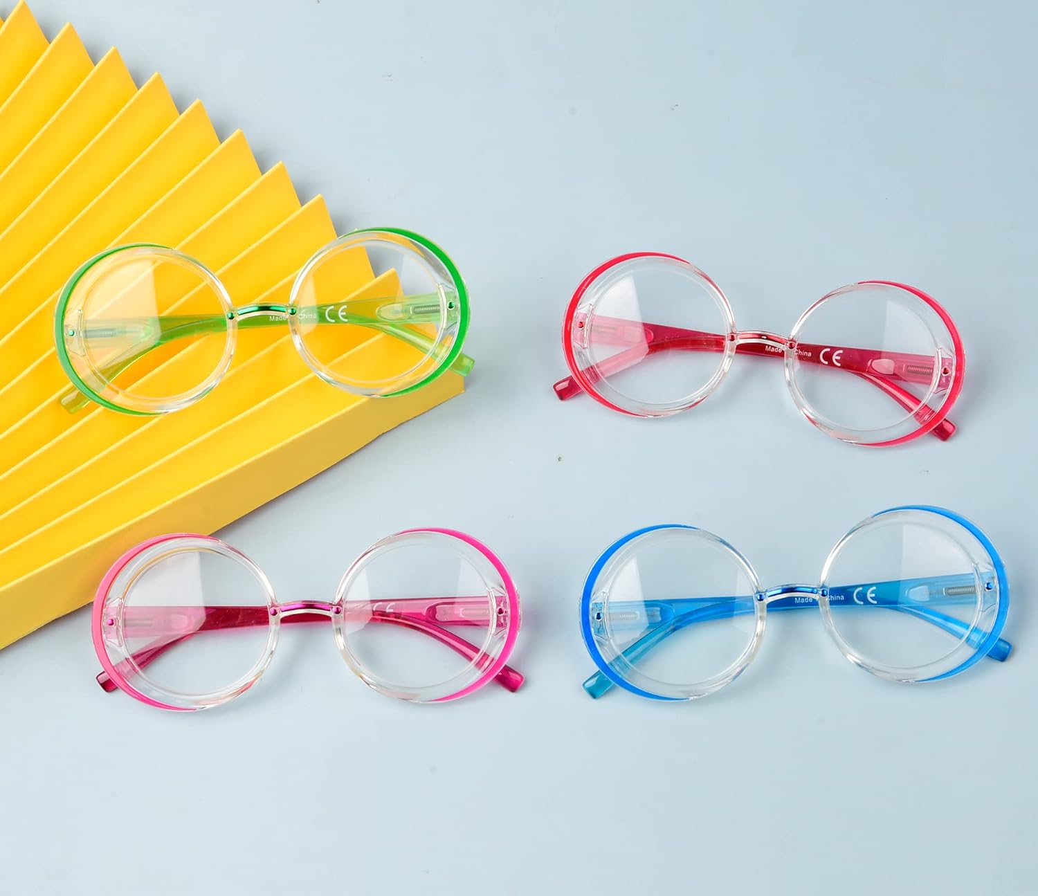 Eyekepper 4-pack Round Reading Glasses For Women Stylish Readers +3.0