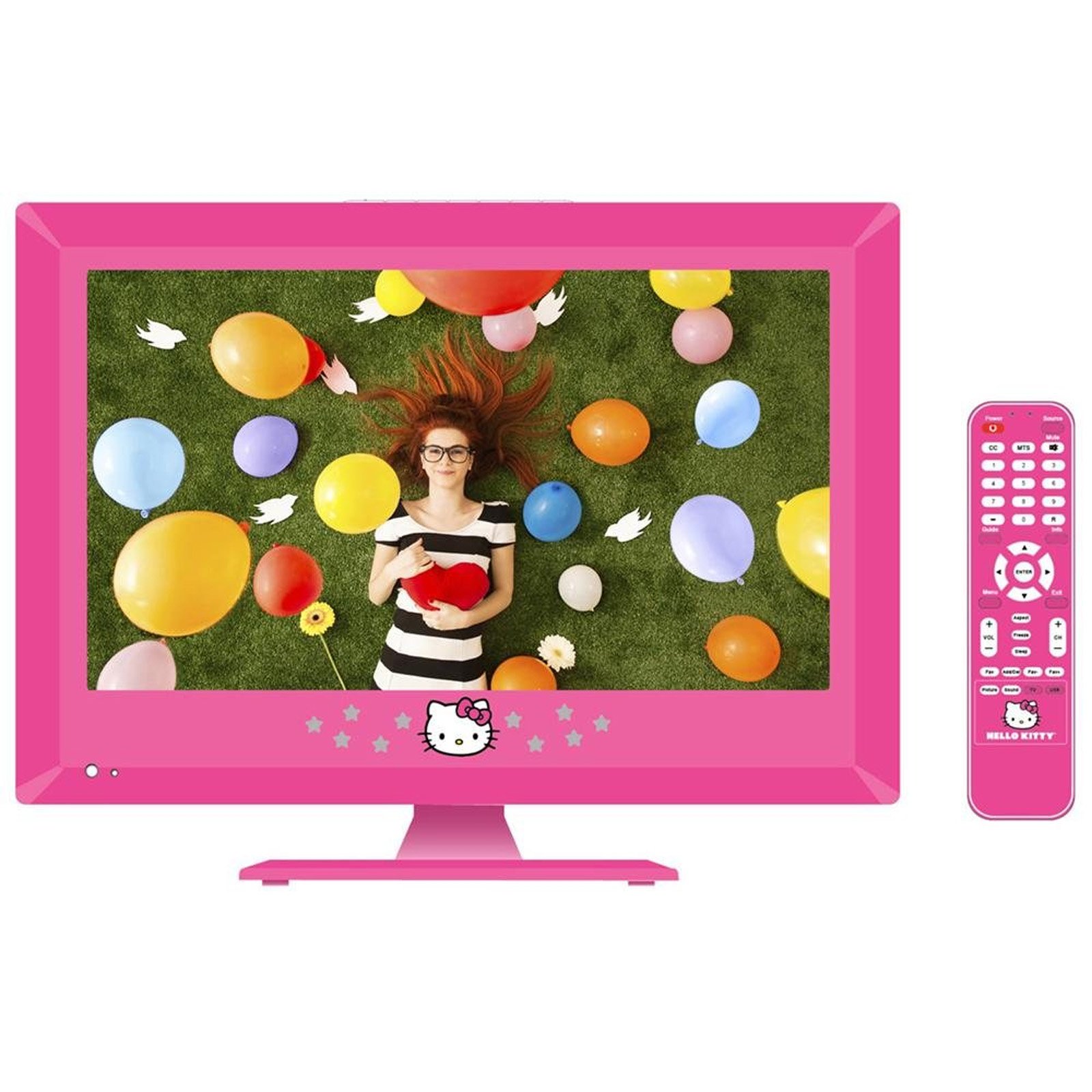 Hello Kitty 15'' LED Television with Remote Control Hello Kitty 15