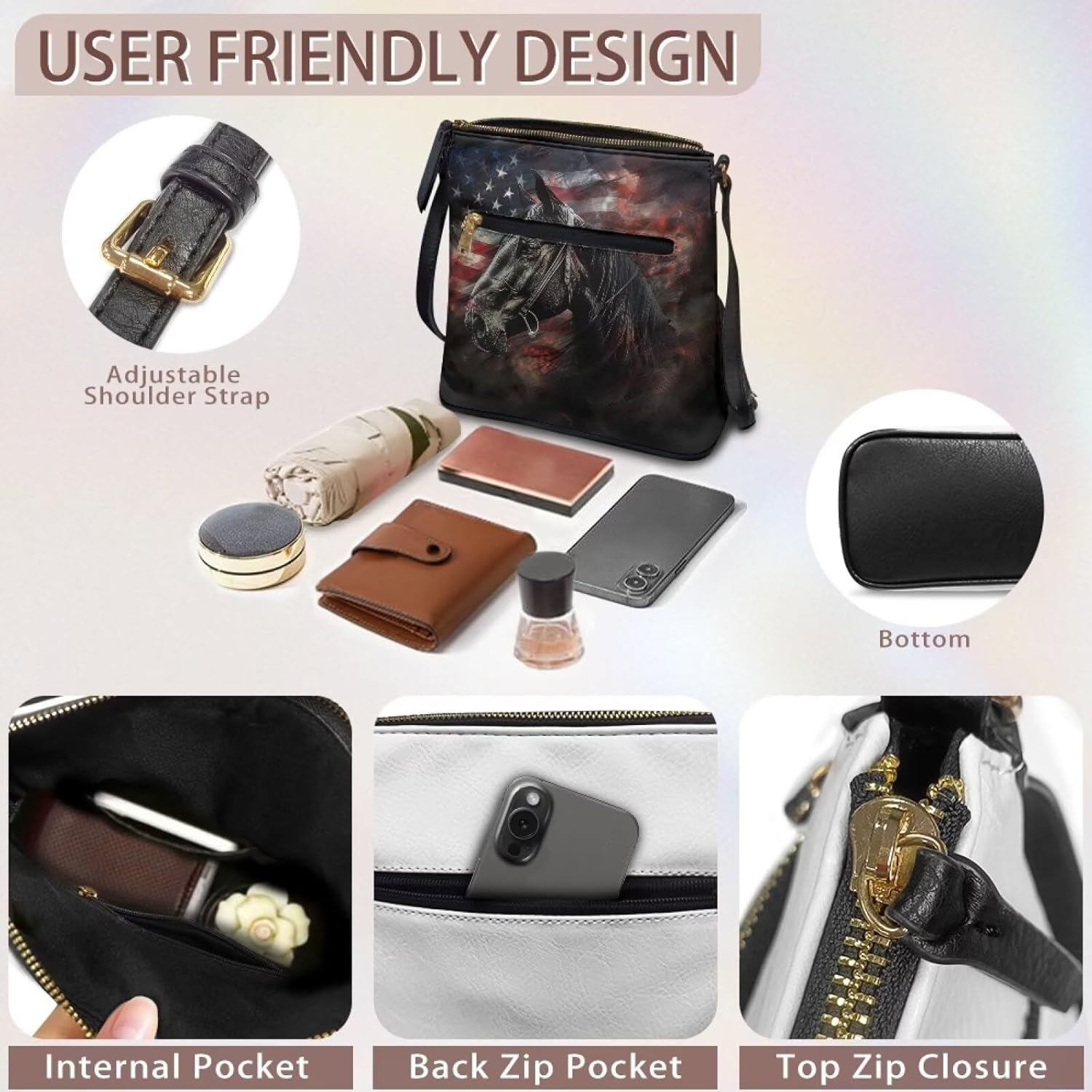 Shoulder Bag for Women Crossbody Womens Large Crossbody Bags Ladies Satchel Shoulder Handbags