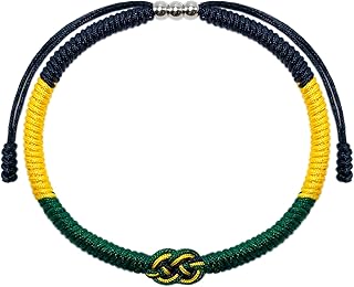 Infinity Country Pride, Country Flag Code Bracelet, Protection and Lucky Sufer String Bracelet, Tibetan Wrist Wrap Bracelet, Boho Style Rope Bracelet for Women, Men, String Thread Bracelets
