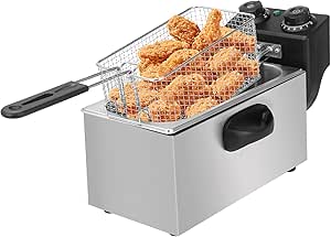 EC Hometec 電気フライヤー 4L タイマー付き フライヤー ステンレス 60