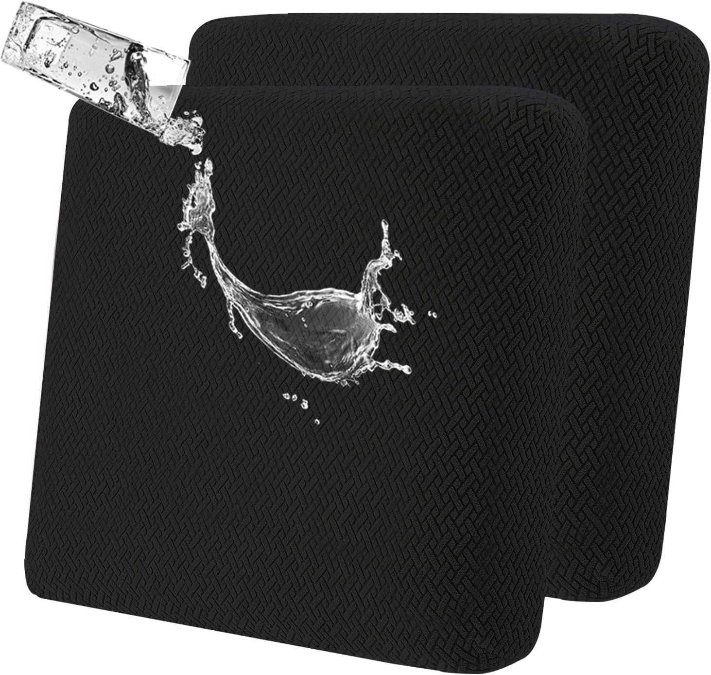 TOPCHANCES Outdoor Waterproof Couch Cushion Covers, Stretch Individual Patio Chair Cushion Outdoor Seat Cushion Pad Replacement Sofa Cushion Protector Sofa Slipcover for Outdoor Garden