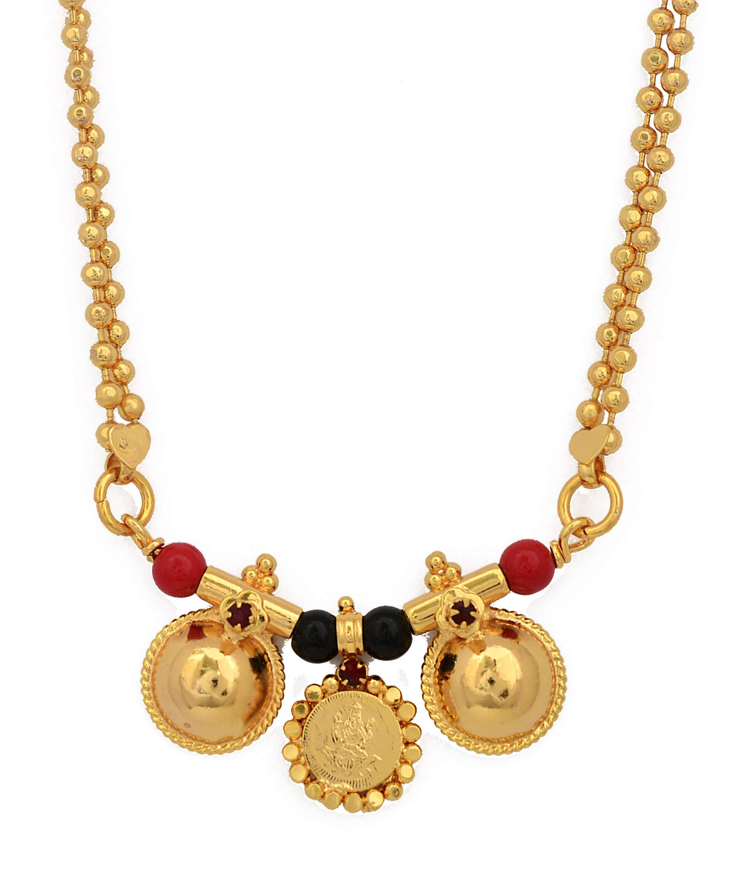 Radhas Creations double line 3mm balls chain Mangalsutra LONG(30") one gram gold for women No.449 (3 mm balls) (B08LYT77BR) Amazon Price History, Amazon Price Tracker