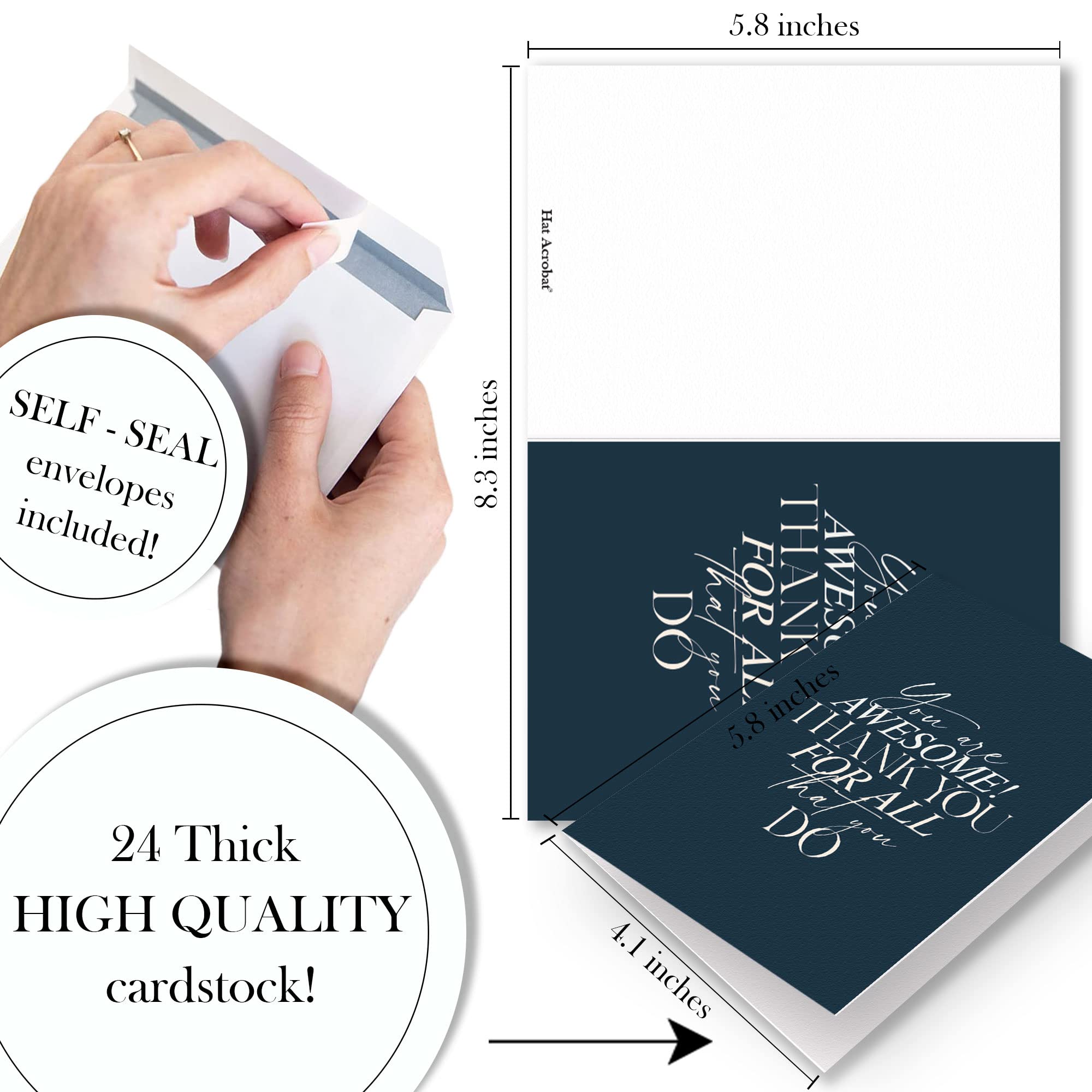 12 Cartes De Vœux Pommes De Terre Positives - Cadeau Reconnaissance Employés/enseignants
