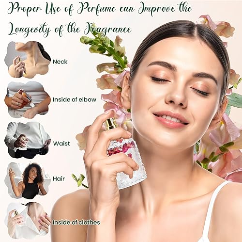 Miniatura 5 de Kit de fabricación de perfumes de bricolaje para mujeres, kit de fabricación de perfumes de rodillo, juego de perfumes de viaje con aceite esencial,