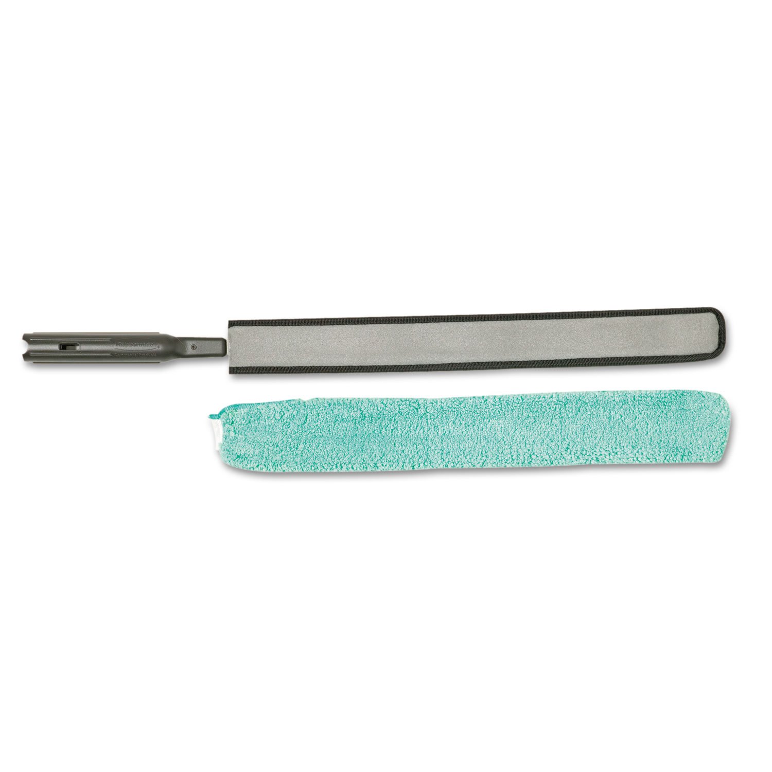 Rubbermaid Commercial Products Flexible Microfiber Dusting Wand | Bendable Microfiber Duster for Hard-to-Reach Areas | Cleaning Kit with Handle and Washable Sleeve