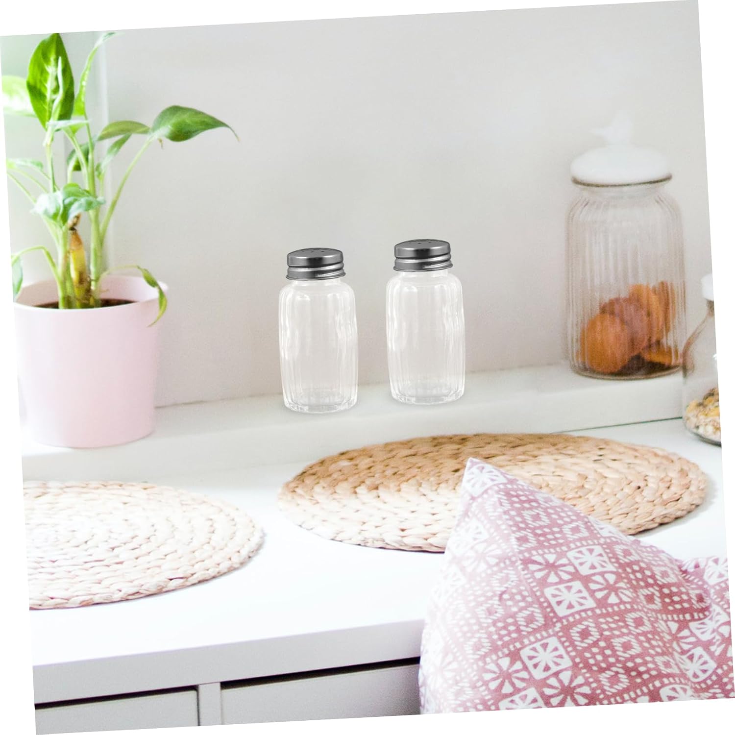 BESTOYARD 10-Piece Glass Condiment Jars Set Kitchen Spice Containers Lids for Seasonings Seasoning Bottles for Home Cooking