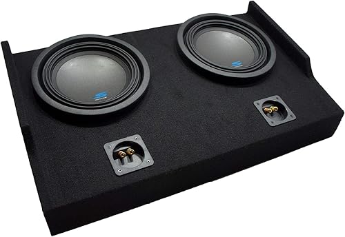 American Sound Connection Alpine Bundle compatible con Ford F150 Super Cab S-W10D2 Tipo S Dual 10" con carga personalizada subcaja 2015-2025
