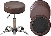 Vista 49 de HAOYONG Juego de 4 fundas redondas para taburetes de bar, impermeables, de poliuretano, fundas elásticas para taburetes de bar, fundas para sillas