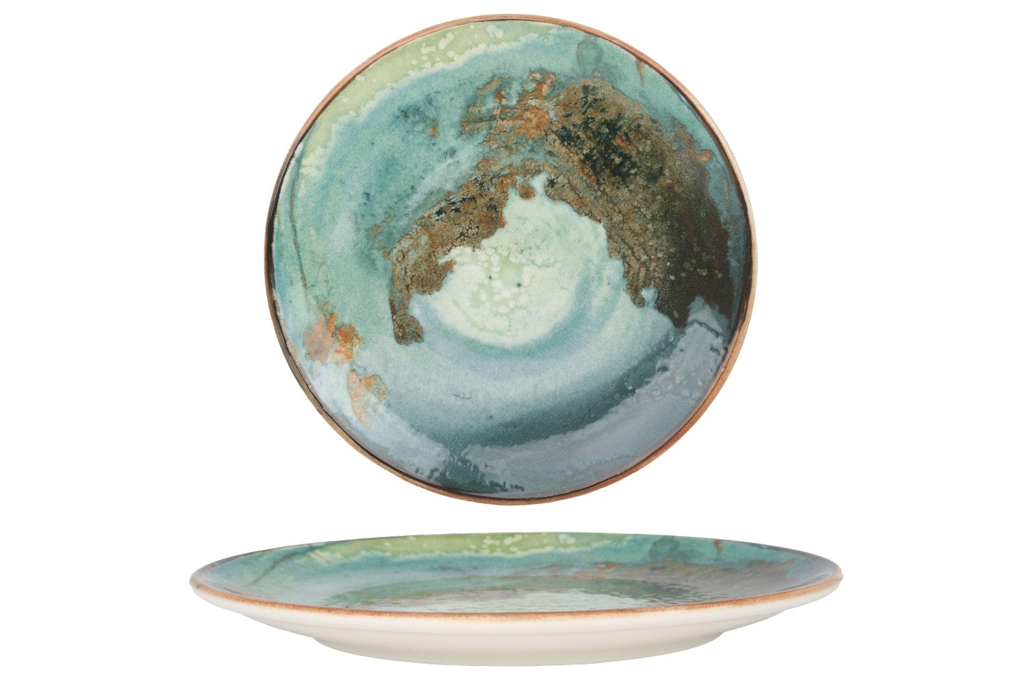 Bonna Platos de postre - Futura - Porcelana - 21 cm - juego de 6