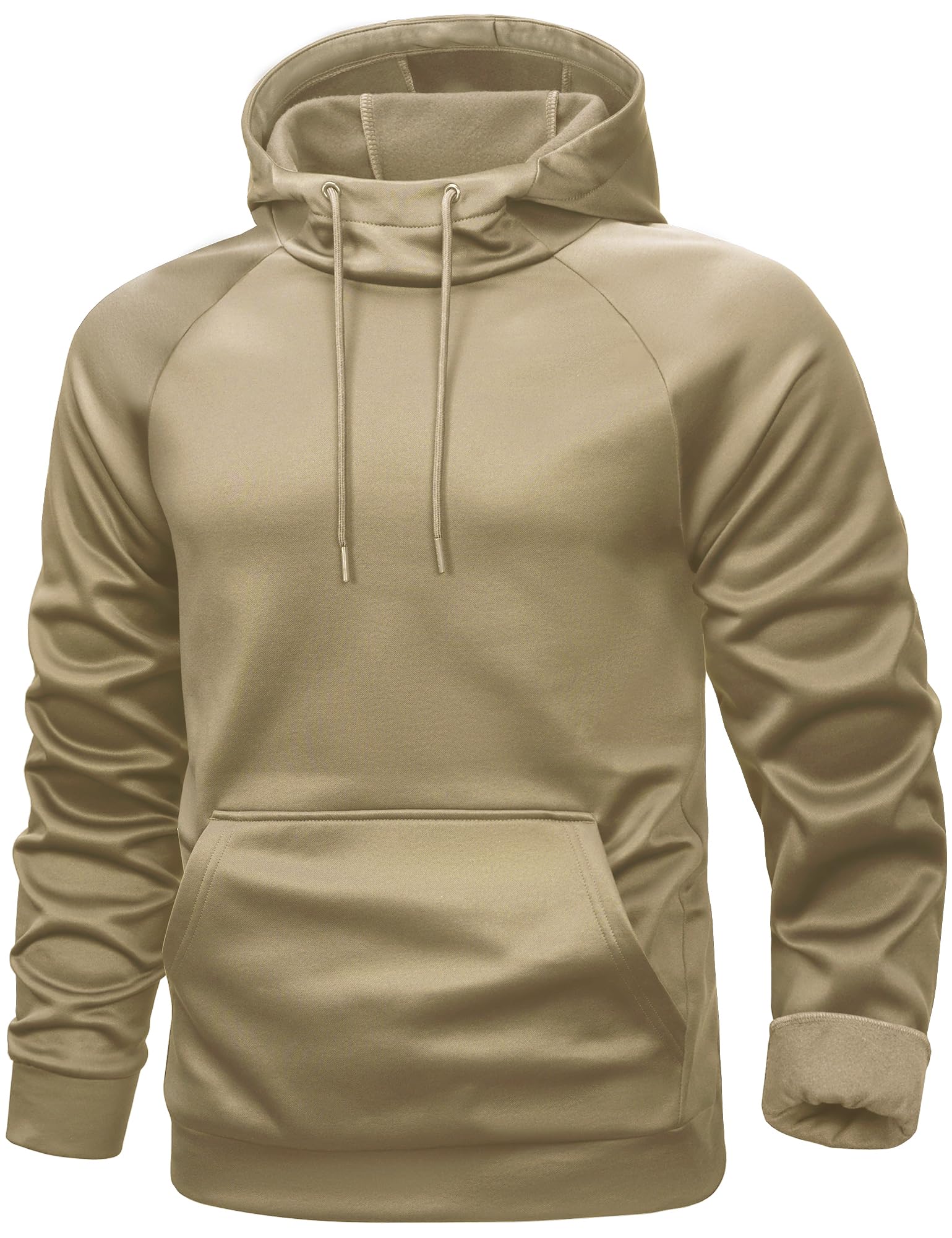 MAGCOMSEN Mens Hoodies Fleece Lined Casual Athletic Sweatshirts Pullover with Kangaroo Pocket