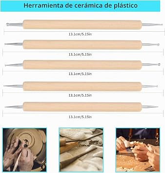 25 Pieces Polymer Clay Tools Modeling Kit Sculpture Clay
